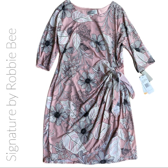 New Robbie Bee Floral Faux Wrap - Picture 4 of 8